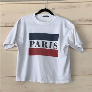 White Paris Graphic Tee